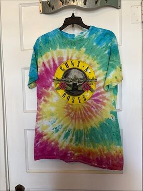 Guns N Roses Tie-Dye Graphic Tee Size M